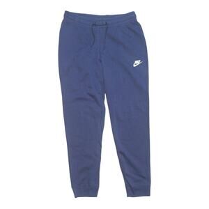 Nike Club Fleece Joggers - Navy Blue Essential with Embroidered Swoosh